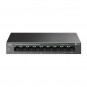 TP-LINK 8port PoE 63w 10/100 Yönetilemez Switch LS109P