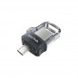 SANDISK 128GB microUSB,USB 3.0 Ultra Dual Drive M3.0 SDDD3-128G-G46 150mb/s Siyah Taşınabilir Bellek