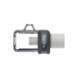 SANDISK 128GB microUSB,USB 3.0 Ultra Dual Drive M3.0 SDDD3-128G-G46 150mb/s Siyah Taşınabilir Bellek