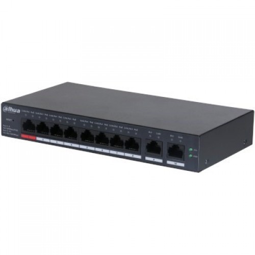DAHUA 8port PoE 110w Yönetilebilir Switch CS4010-8ET-110