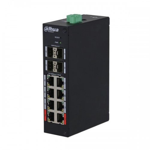 DAHUA 8port PoE 120w 4-SFP 10/100 Yönetilebilir Endüstriyel Switch HS4412-8ET-120