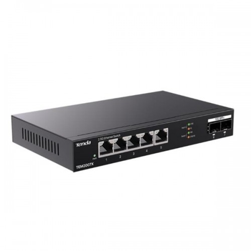 TENDA 5port 2.5-Gigabit 2-SFP 10GbE Yönetilemez Switch TEM2007X