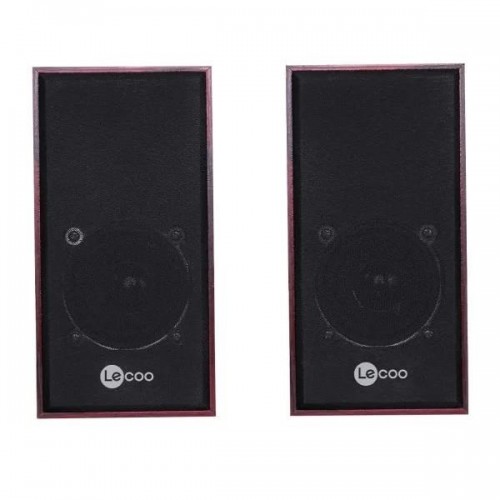 LECOO DS105 1+1 Siyah 5w RMS Hoparlör Ahşap