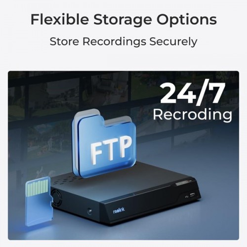 REOLINK 12MP Bullet 2.8mm Renkli IP Kamera IP67 P344