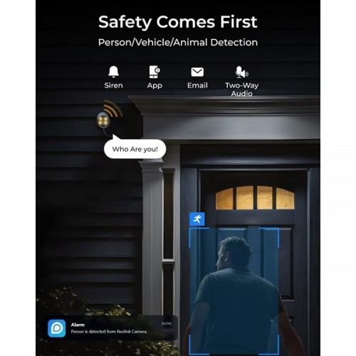 REOLINK 8MP Bullet 4mm Full Color IP Kamera PoE IP67 CX810