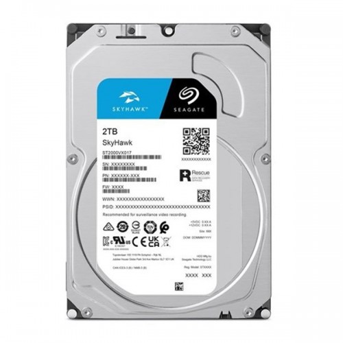 SEAGATE 3.5" 2TB SKYHAWK ST2000VX017 5400 RPM 256MB SATA-3 Güvenlik Diski