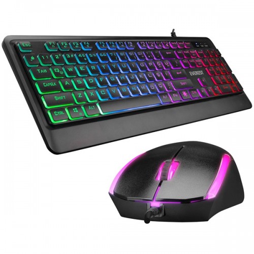 EVEREST FORZA PLUS USB Q Multimedya Klavye - Mouse Set KM-R59