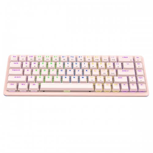 RAMPAGE REBEL USB Q Kırmızı Switch Pembe Gaming Klavye klavye