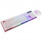 EVEREST LUMINAX USB Q Beyaz Gaming Klavye - Mouse Set KM-198