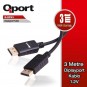 QPORT 3metre Q-DP03 DP Kablo