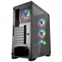 POWERBOOST 600W 80+ PB-PS5847B Gaming Mid-Tower PC Kasası