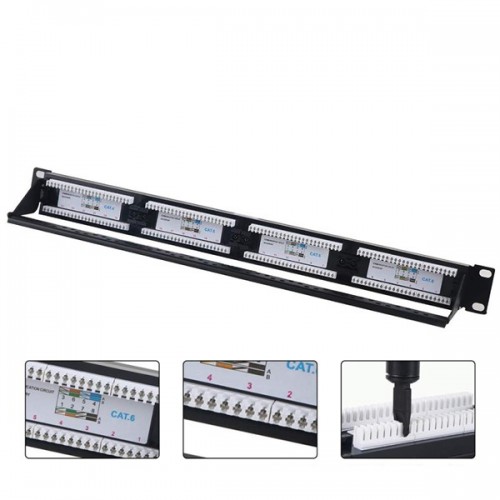 CODEGEN 1U 24port Cat6 Utp Patch Panel COD624