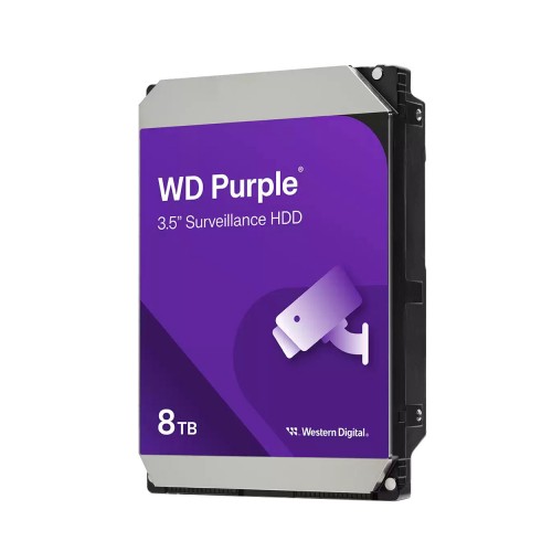 WD 3.5" 8TB PURPLE WD85PURZ 5640 RPM 256MB SATA-3 Güvenlik Diski