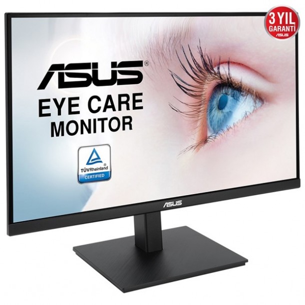 ASUS 27" IPS VA27AQSB 1MS 75Hz HDMI-DP Pivot EV Ofis Tipi Monitör (2560 X 1440)