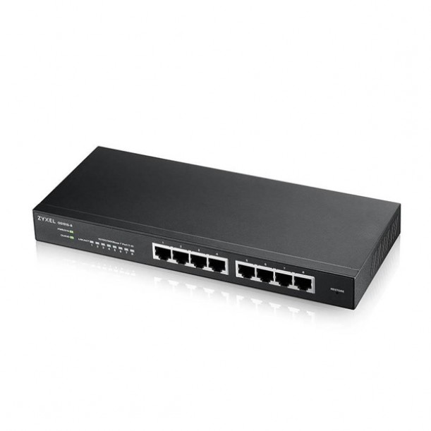 ZyXEL 8port 60w FULL PoE GS1915-8EP GIGABIT Yönetilebilir Switch