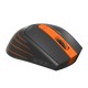 A4 TECH FG30 Kablosuz 2000dpi Optic Gri/Turuncu Mouse