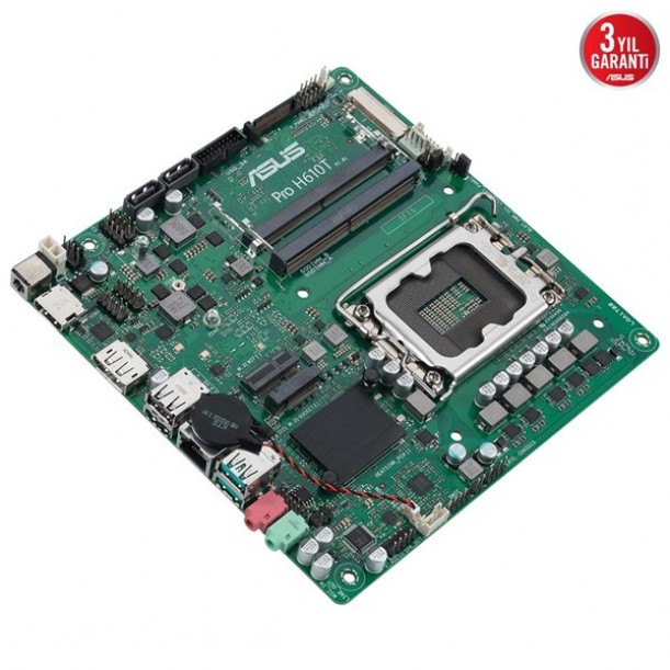 ASUS PRO H610T-CSM DDR5 HDMI-DP PCIE 4.0 1700p mATX KURUMSAL ANAKART