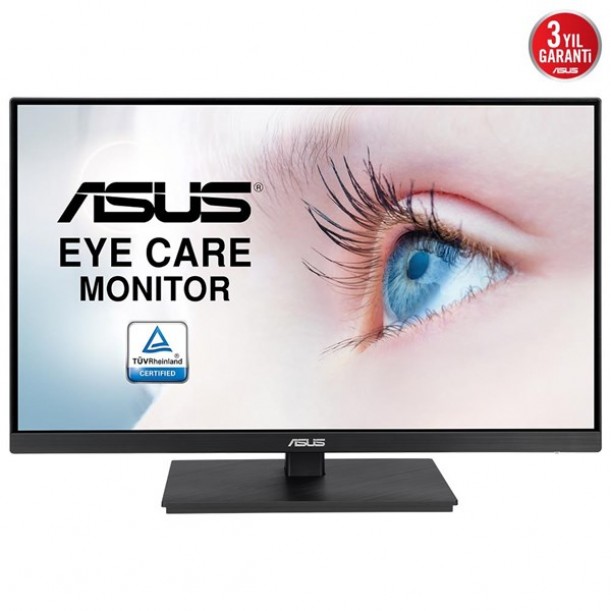 ASUS 27" IPS VA27EQSB 5MS 75HZ HDMI-DP PIVOT EV OFİS MONİTÖRÜ 1920X1080