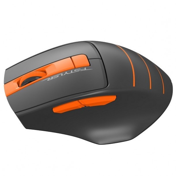 A4 TECH FG30 Kablosuz 2000dpi Optic Gri/Turuncu Mouse