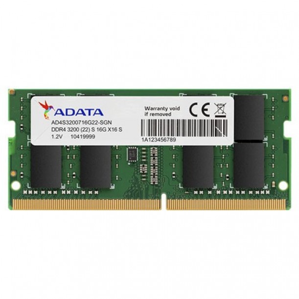 ADATA 8GB DDR4 2666MHZ CL19 NOTEBOOK RAM PREMIER AD4S26668G19-SGN