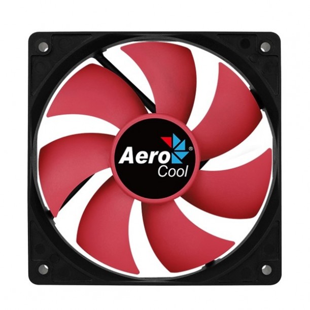 AEROCOOL 120mm FORCE AE-CFFR120PRD 4pin SİYAH KASA FANI