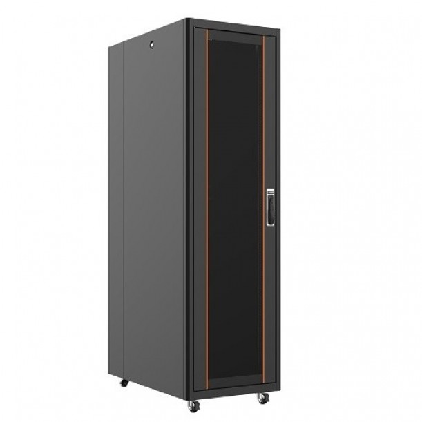 AGER 42U 600x1000mm Dikili Tip Siyah Kabinet Vega AG-VB42U6010S1 Cam Kapak AGER 42U 600x1000mm Dikili Tip Siyah Kabinet Vega AG-VB42U6010S1 Cam Kapak
