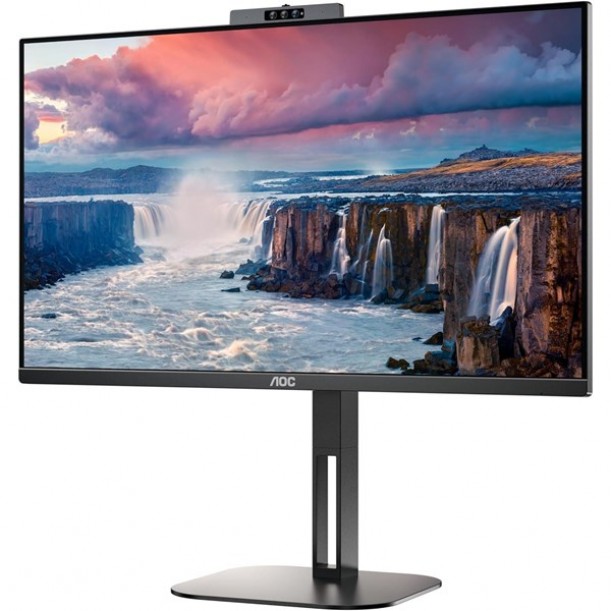 AOC 23.8" IPS 24V5CW/BK 1MS 75Hz HDMI-DP-USB-C Pivot Video Konferans Monitör Outlet (Kutu Açık)