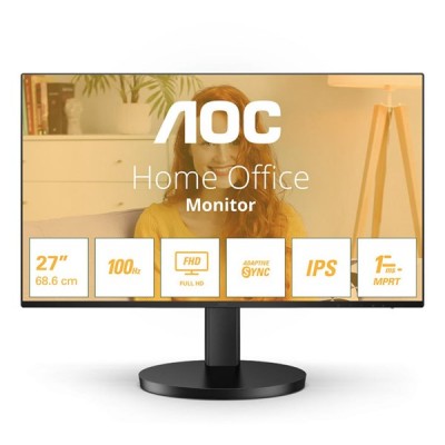 AOC 27" IPS 27B3HA2 1MS 100hz HDMI Multimedya Monitör Çerçevesiz