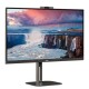 AOC 27" IPS Q27V5CW/BK 1MS 75HZ HDM-DP WEB KAMERALI PIVOT İŞ MONİTÖRÜ