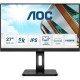 AOC 27" IPS U27P2CA 4MS 60HZ HDMI-DP USB-C PIVOT KURUMSAL MONİTÖR 3840X2160