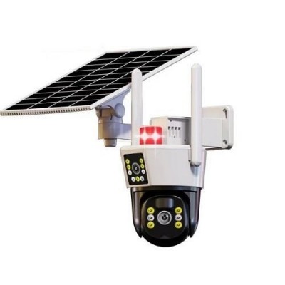 APRONX 6MP SOLAR 3.6MM APX-WSP141 4G Çift Kamera 15 Led Wifi PTZ