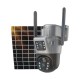 APRONX 6MP SOLAR 3.6mm APX-WSP540 4G Çift Kamera 12 Led Wifi PTZ