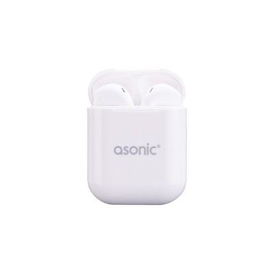 Asonic AS-TWS130 Beyaz Mobil Telefon Uyumlu Bluetooth TWS AirPods Mikrofonlu Kulaklık