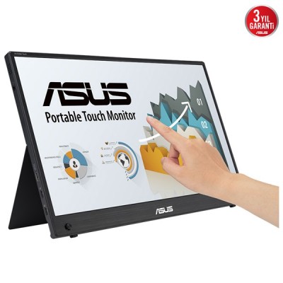 ASUS 15.6" IPS ZenScreen Touch MB16AHT HDMI-USB C Taşınabilir Dokunmatik Monitör