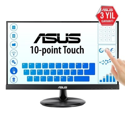 ASUS 21.5" IPS VT229H 5MS 60Hz HDMI Dokunmatik Monitör (1920 X 1080)