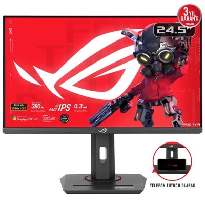 ASUS 24.5" IPS ROG STRIX XG259QNG 0.3MS 380HZ HDMI-DP GAMING MONİTÖR 1920X180