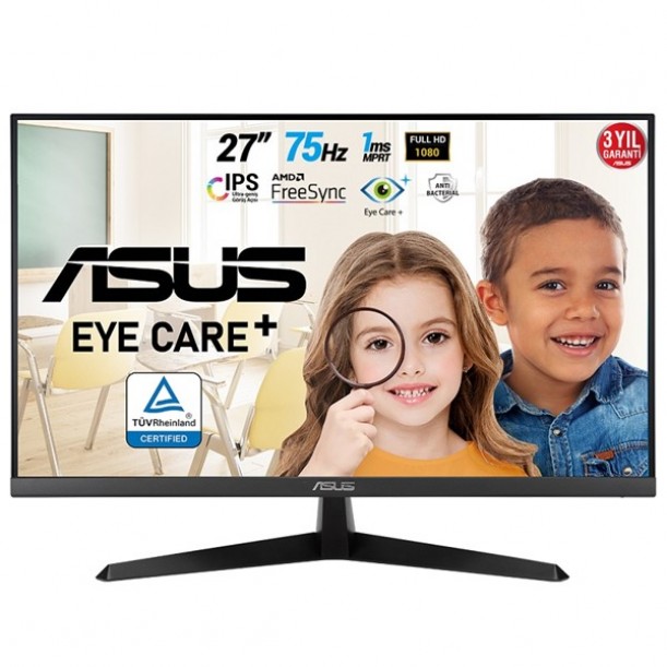 ASUS 27" IPS VY279HE 1MS 75Hz HDMI Gaming Monitör (1920 X 1080)