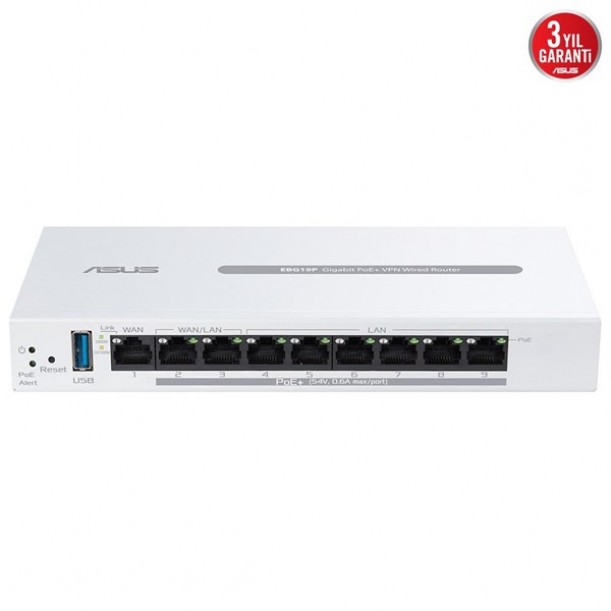 ASUS 8port EXPERTWIFI EBG19P GIGABIT POE VPN ROUTER