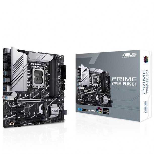 ASUS PRIME Z790M-PLUS DDR5 HDMI DP PCIe 16X v5.0 1700p mATX ASUS PRIME Z790M-PLUS DDR5 HDMI DP PCIe 16X v5.0 1700p mATX