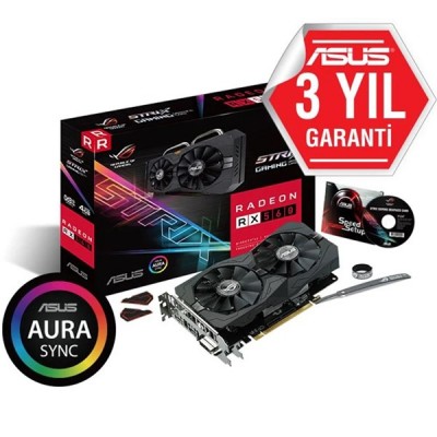 ASUS RX560 4GB ROG STRIX RX560-4G v2 GAMING GDDR5 128bit HDMI DP PCIe 16X v3.0