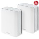 ASUS ZENWIFI BT10 BE18000 MESH ROUTER 2-li paket beyaz