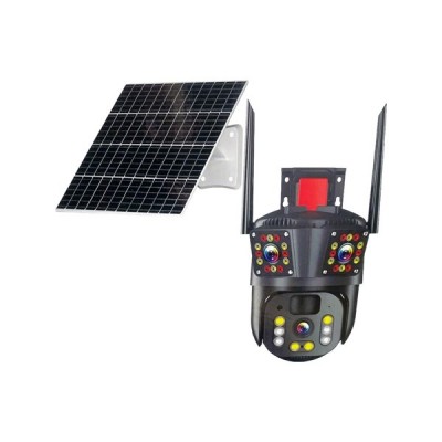 APRONX 6MP SOLAR 3.6MM APX-WSP348 4G Çift Kamera 49 Led Wifi PTZ