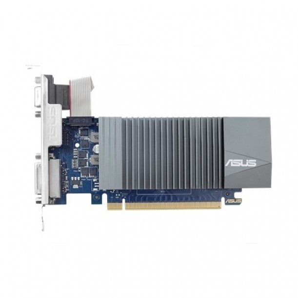 ASUS GT710 1GB SL-1GD5-BRK DDR5 64bit HDMI DVI PCIe 16X v2.0 Low Profile,Fansız