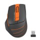 A4 TECH FG30 Kablosuz 2000dpi Optic Gri/Turuncu Mouse