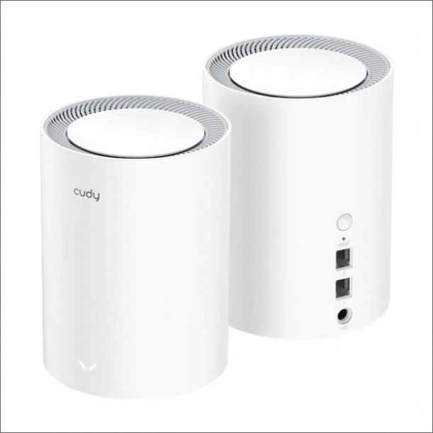 CUDY M1200 AC1200 Dual Band EV Ofis Tipi Mesh Router 2-li paket