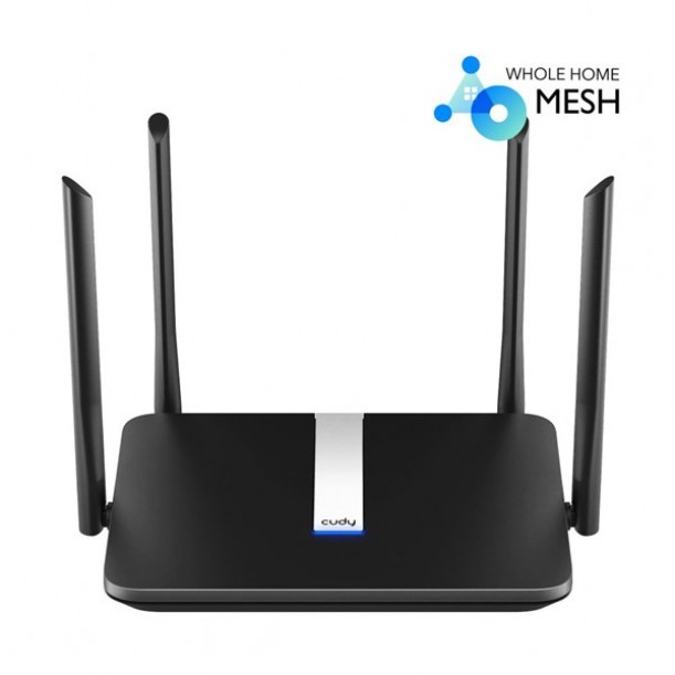 CUDY X6 AX1800 Dual Band Mesafe Genişletici EV Ofis Tipi Router