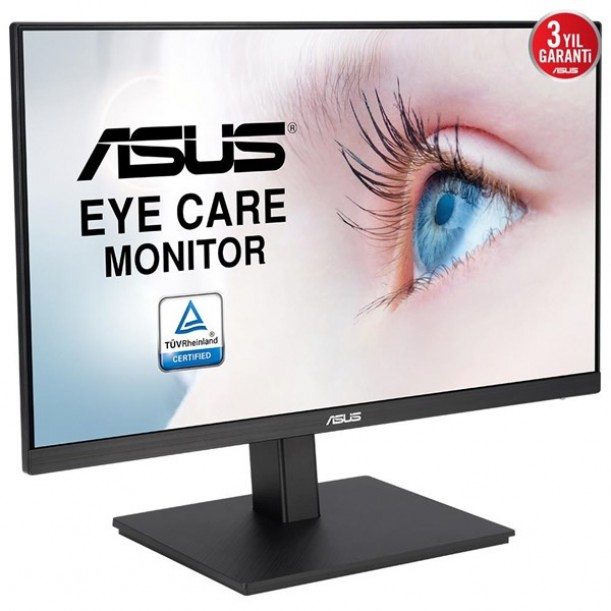 ASUS 27" IPS VA27EQSB 5MS 75HZ HDMI-DP PIVOT EV OFİS MONİTÖRÜ 1920X1080