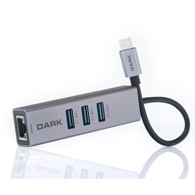 DARK DK-AC-U31X3GL Gigabit USB 3.0 Ethernet 3x USB Çoklayıcı