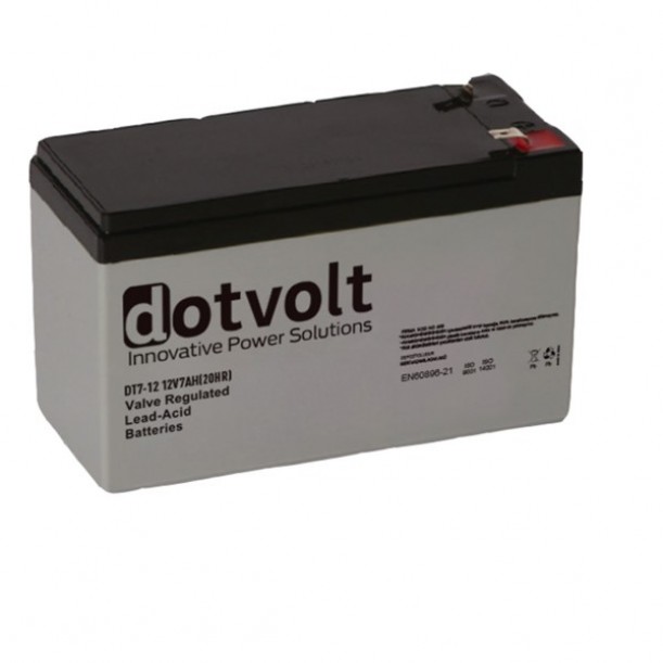 DOTVOLT 12v 7amper DT7-12 Kuru Tip Akü