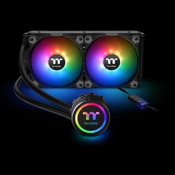 THERMALTAKE 240MM WATER 3.0 240 CL-W233-PL12SW-B ARGB AM4-2066P SIVI SOĞUTMALI İŞLEMCİ FANI